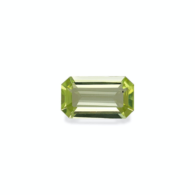 RECTANGULAR-cut Green Tourmaline Pale Green 2.12 carats