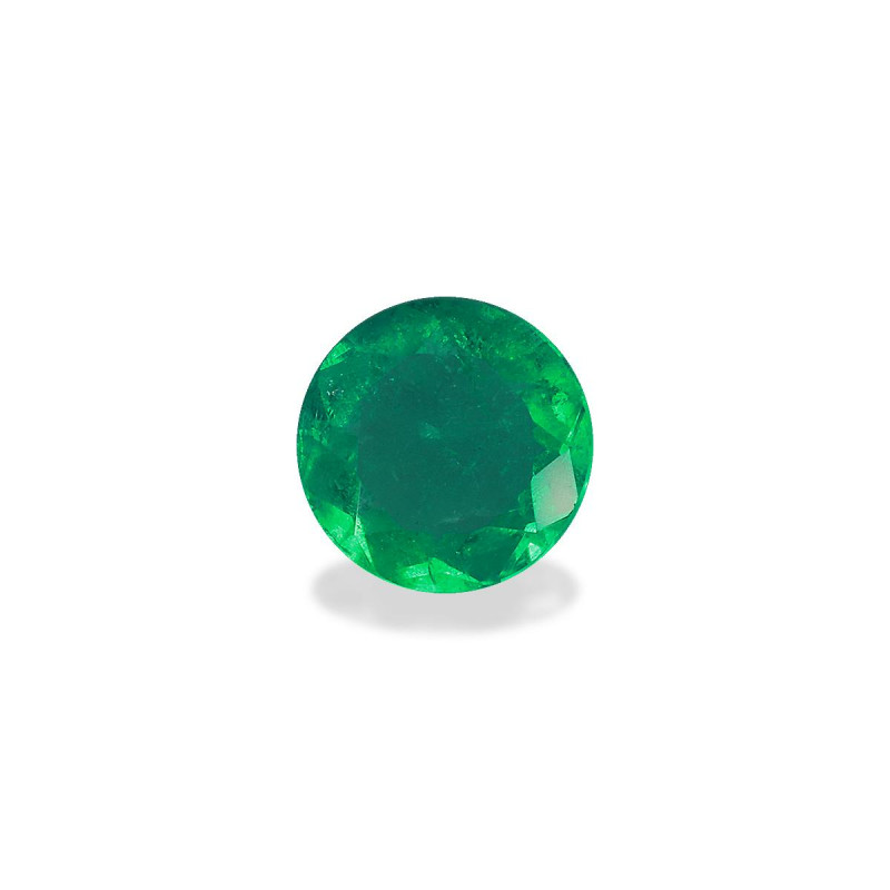 Emeraude de Colombie taille ROND 绿色 0.92 carats