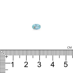 Ovale Paraiba Toermalijn Lichtblauw 0.48 karaat