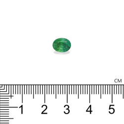 Ovale geslepen groene Paraiba-toermalijn van 1,30 karaat