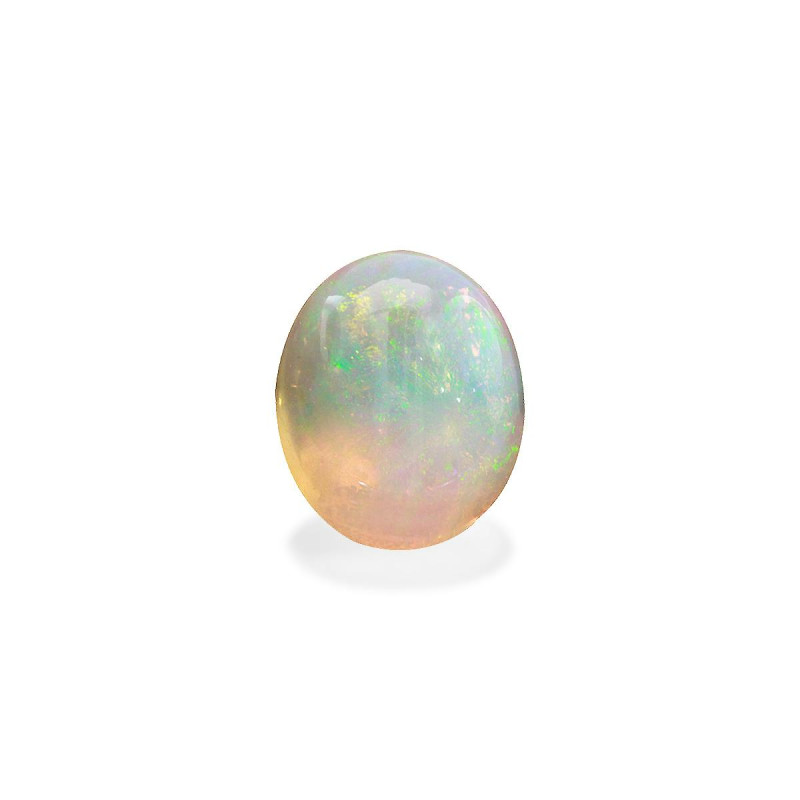 OVAL-cut Ethiopian Opal White 17.37 carats