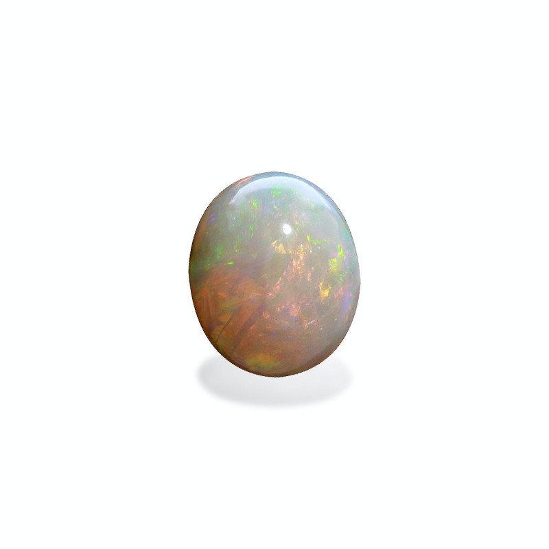 Opale d'Ethiopie taille OVALE 白色 10.79 carats