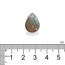 Opal aus &Auml;thiopien lengte Birne Wei&szlig; 6.74 karaten