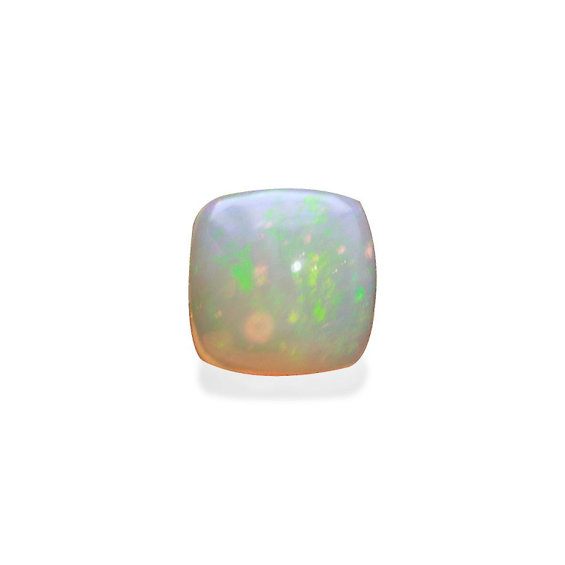 Opale d'Ethiopie taille COUSSIN Blanc 4.11 carats