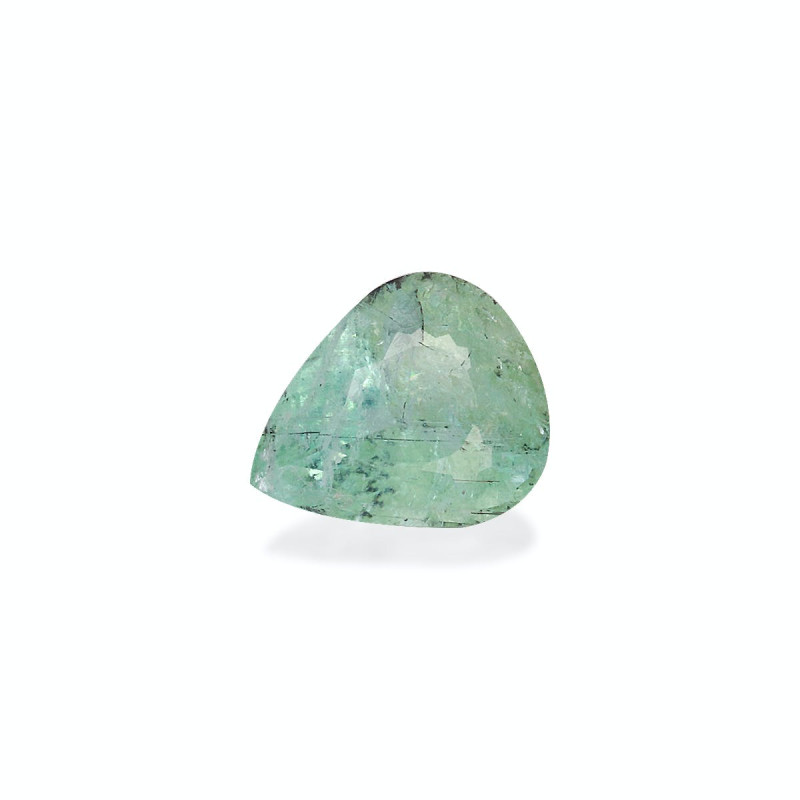 Pear-cut Paraiba Tourmaline Seafoam Green 2.18 carats