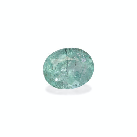 帕拉伊巴电气石 taille 椭圆形 海沫绿 1.58 carats