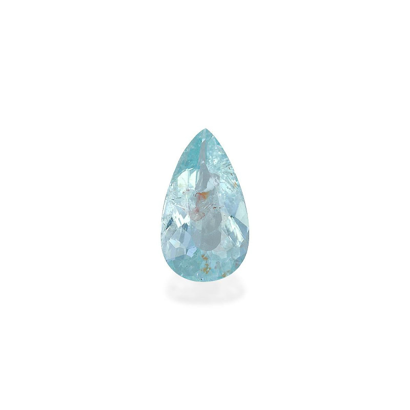 Tourmaline Paraiba taille Poire Bleu Ciel 1.24 carats
