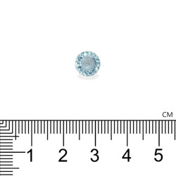 Ronde Paraiba Toermalijn Baby Blauw 1.92 karaat