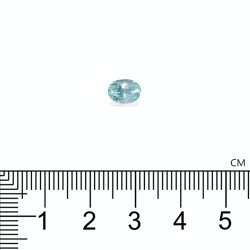 Ovale Paraiba Toermalijn Lichtblauw 1.12 karaat