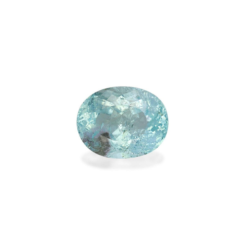 Tourmaline Paraiba taille OVALE Bleu Ciel 1.10 carats