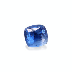 Blauwe saffier kussen geslepen Blauw 2.00 karaat
