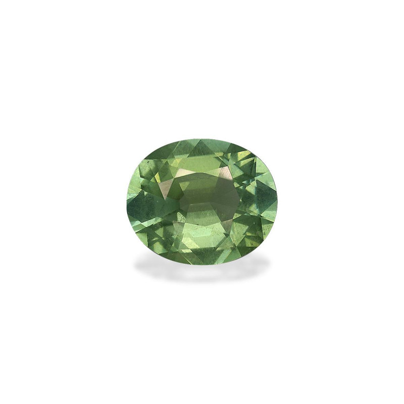 Grüner Turmalin lengte OVAL Seafoam Green 3.94 karaten