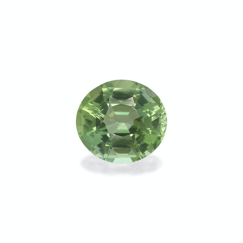 OVAL-cut Green Tourmaline Seafoam Green 6.77 carats