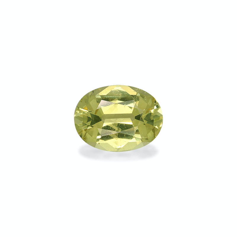 Chrysoberyl taille OVALE Lemon Yellow 1.95 carats