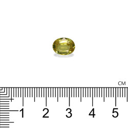 Chrysoberyl OVALE snit Lemon Yellow 2.14 karaat