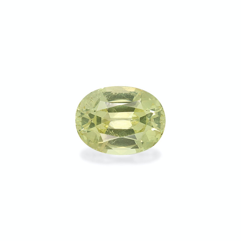 Chrysoberyl taille OVALE Lemon Yellow 2.56 carats