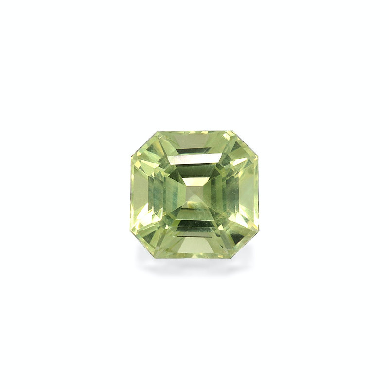 SQUARE-cut Chrysoberyl Lime Green 1.39 carats