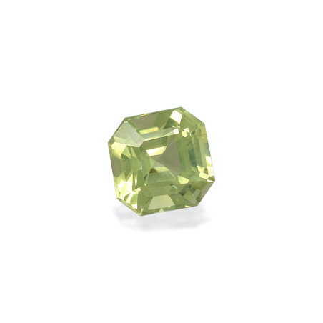 Crisoberilo taille CARR&Eacute; Lime Green 1.39 carats