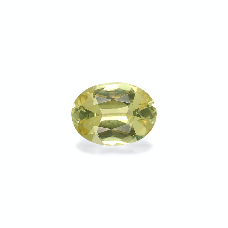 Chrysoberyl taille OVALE Lemon Yellow 1.69 carats