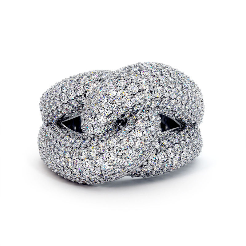 Solitaire Diamant MON AMOUR Or Blanc 2.20 Carats Solitaire Diamant MON AMOUR Or Blanc 2.20 Carats