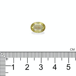 Chrysoberyl OVALE snit Lemon Yellow 2.47 karaat