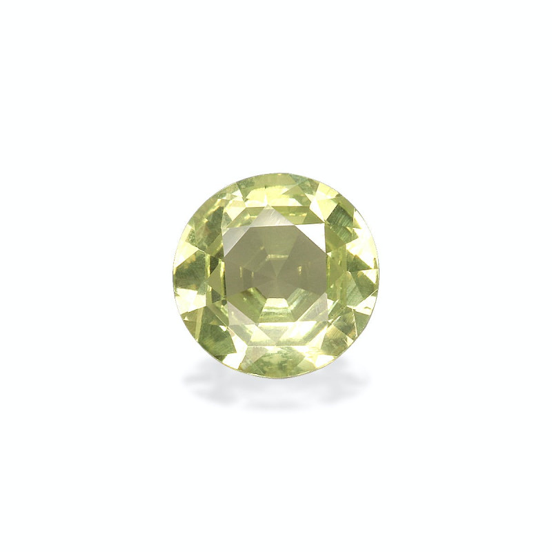 ROUND-cut Chrysoberyl Lime Green 1.80 carats
