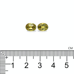 Ovale geslepen Chrysoberyl Golden Yellow 3.14 karaat