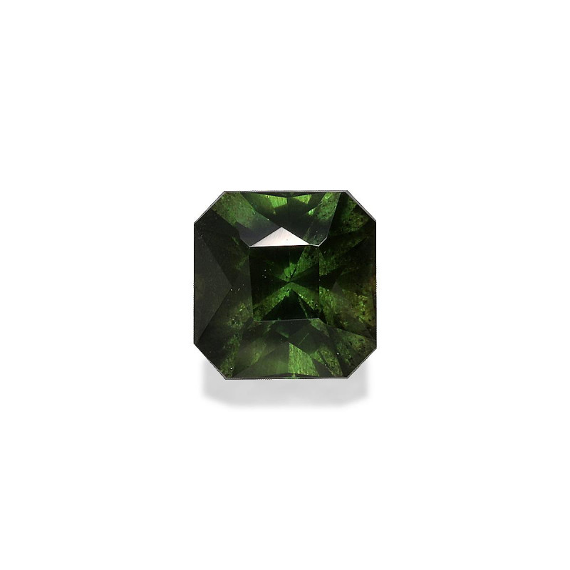 teal sapphire taille CARR&Eacute; Vert 1.36 carats
