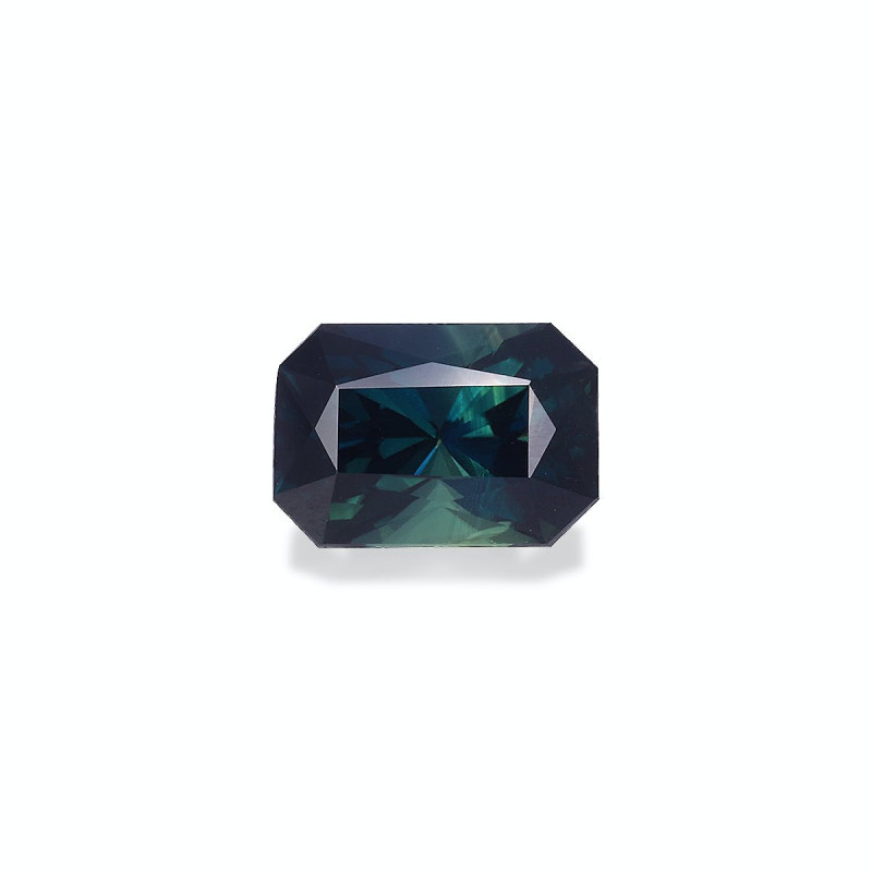 teal sapphire taille RECTANGULARE Azul 1.69 carats