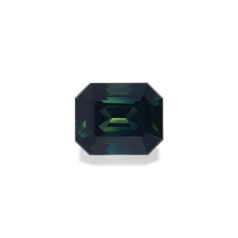 RECTANGULAR-cut teal sapphire Blue 1.57 carats