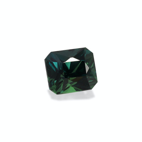 teal sapphire taille 矩形的 绿色 1.25 carats
