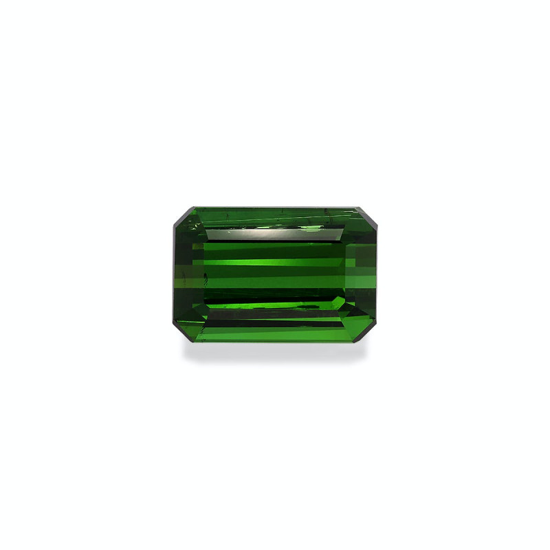 Tourmaline Verte taille RECTANGULARE Basil Green 6.32 carats