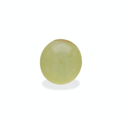 Oog van de kat (chrysoberyl) OVALE snit Limegroen 5,35 karaat