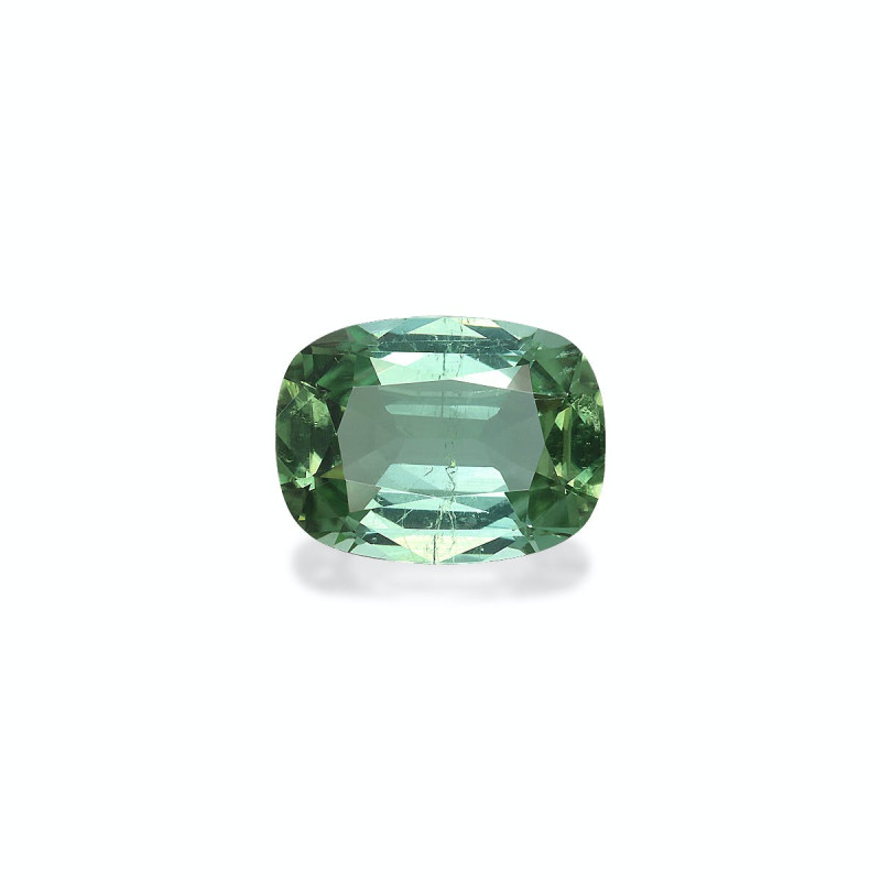 CUSHION-cut Green Tourmaline Seafoam Green 3.96 carats