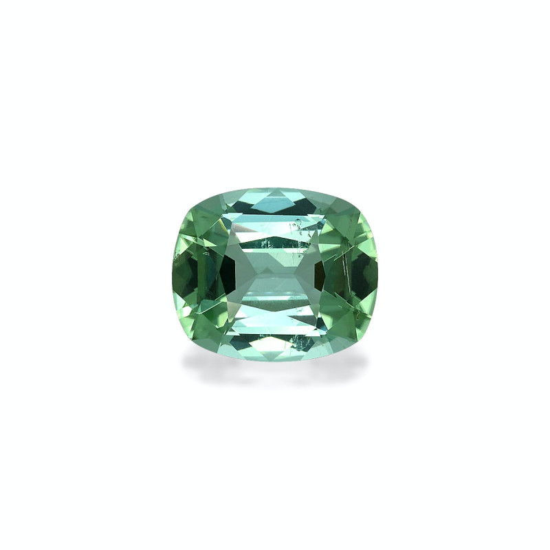 CUSHION-cut Green Tourmaline Seafoam Green 3.71 carats
