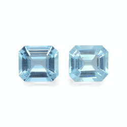 RECTANGULAR-cut Aquamarine...