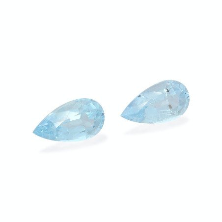 海蓝宝 taille 梨子 蓝天 4.15 carats