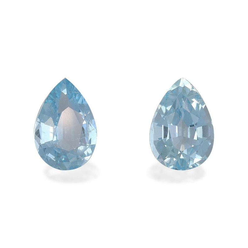 海蓝宝 taille 梨子 蓝色 5.09 carats