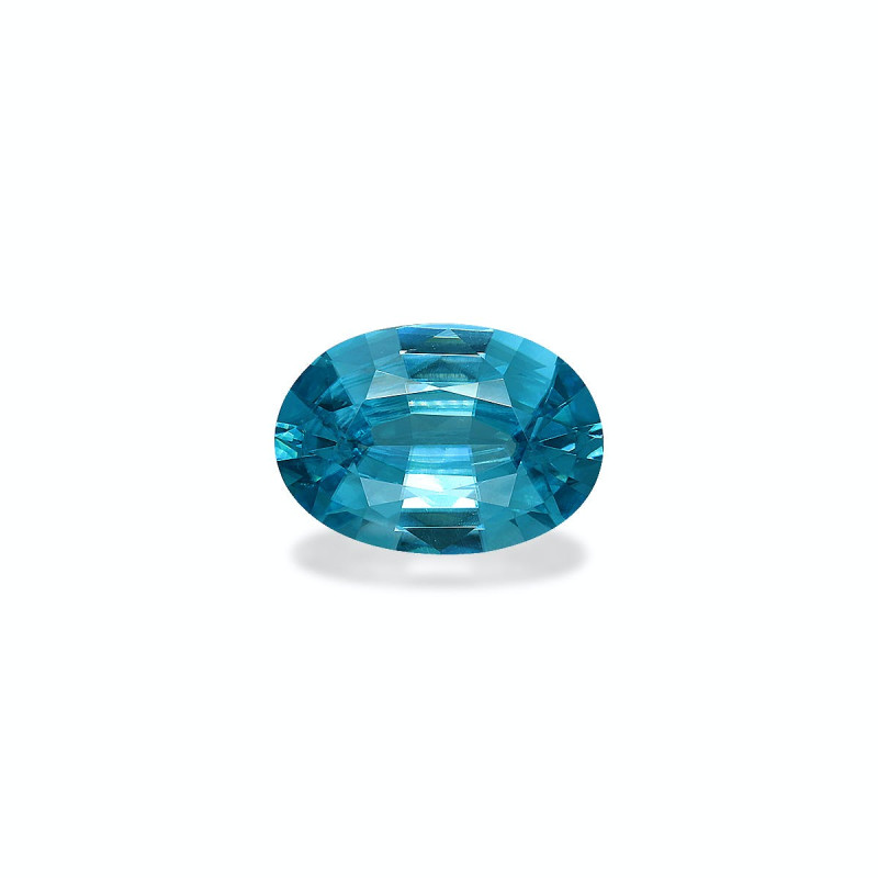 Zircon Bleu taille OVALE Bleu 5.79 carats
