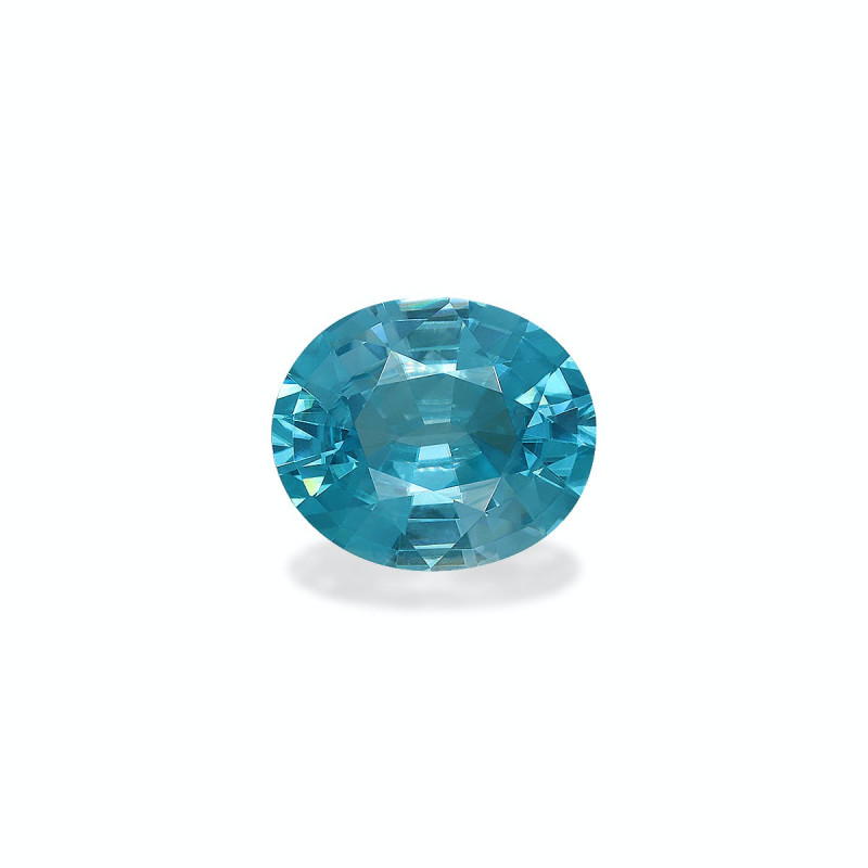 OVAL-cut Blue Zircon Blue 7.65 carats