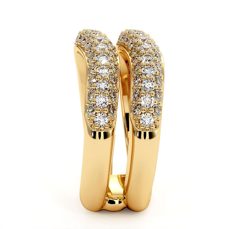Solitaire Diamant MON AMOUR Or Jaune 0.72 Carat Solitaire Diamant MON AMOUR Or Jaune 0.72 Carat