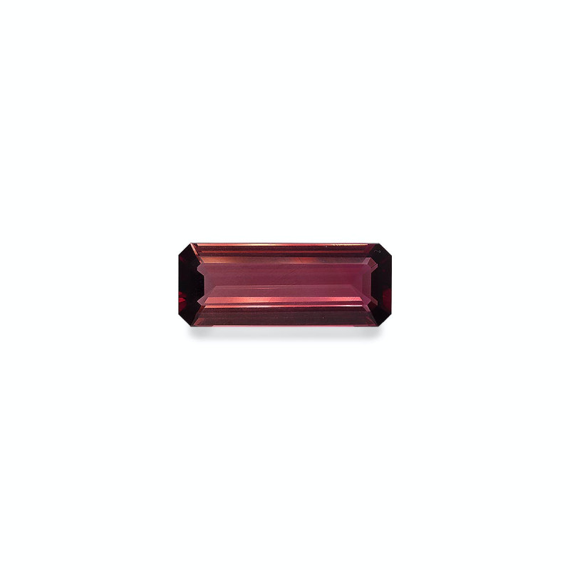 Rosa Turmalin lengte RECHTECKIG Rosenholzrosa 12.35 karaten
