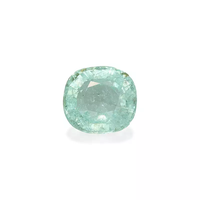 Turmalina Cobre taille COUSSIN VERT 7.50 carats