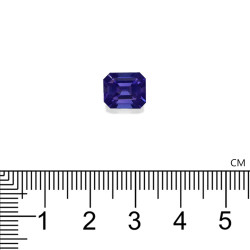 Rechthoekig geslepen Tanzaniet Violet Blauw 3,15 karaat