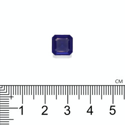 Vierkant geslepen Tanzaniet Violet Blauw 2,76 karaat