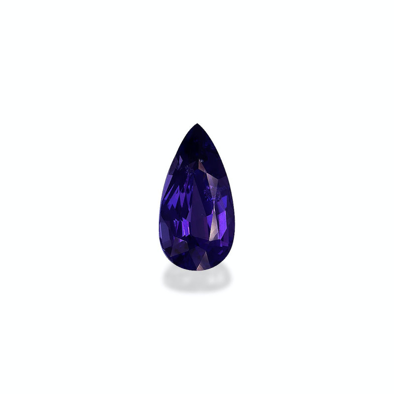 Pear-cut Tanzanite Violet Blue 3.92 carats