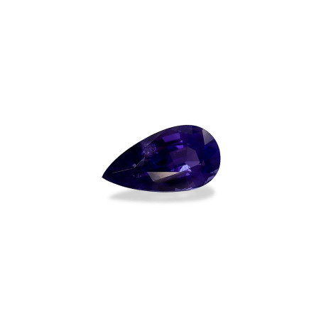 坦桑石 taille 梨子 紫罗兰蓝 3.92 carats