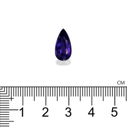 Peervormige Tanzaniet Violet Blauw 3,92 karaat