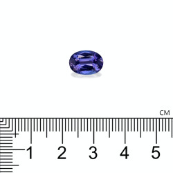 Ovale geslepen Tanzanite Violet Blauw 3.02 karaat