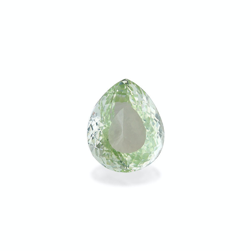 Pear-cut Cuprian Tourmaline Pale Green 12.41 carats